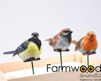 Koolmees op 9 cm stok (Merk: Farmwood)