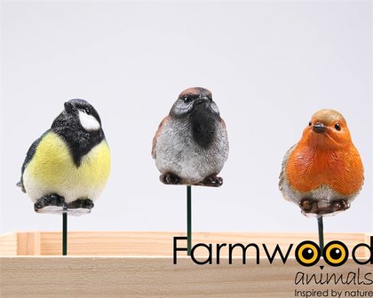 Koolmees op 9 cm stok (Merk: Farmwood)